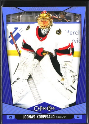 2024-25 O-Pee-Chee #70 Joonas Korpisalo Blue Border Bruins - Image 1 of 2