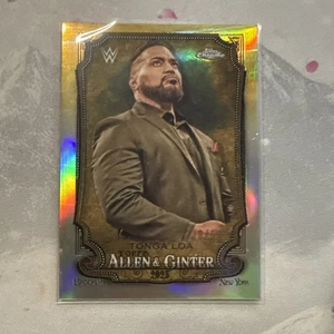 2025 Topps Chrome WWE Allen & Ginter Tonga LOA #AG-LOA Gold Refractor 48/50 - Bild 1 von 1
