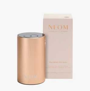 Neom Wellbeing London Portable Pod Mini+ Rose Gold Essential Oil Diffuser - Picture 1 of 9