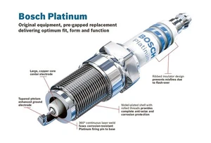 Bosch (6731) FR7NPP30X Original Equipment Fine Wire Platinum Spark Plug - Picture 1 of 2
