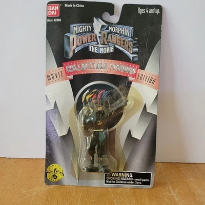 Figura Bandai 1995 Mighty Morphin Power Rangers Black Ranger Zach 3" Foto 1 de 4