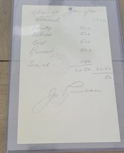 JOE PRIMEAU SIGNED PAGE CUT NHL HOF AUTOGRAPH TORONTO MAPLE LEAFS (D.1989) AUTO - Picture 1 of 1