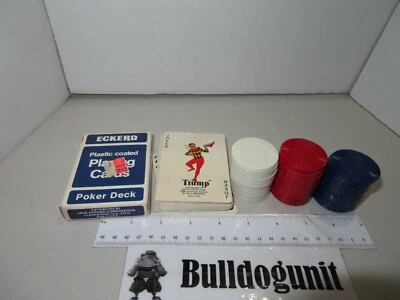 1969 Tripoley Game Lot Card Poker Chip Pieces Part Only Cadaco Inc - Image 1 of 4