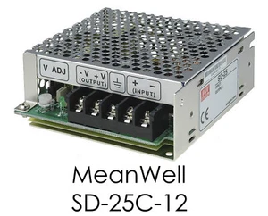 POWER SUPPLY NETZTEIL ADAPTER 48 V 48V DC GLEICHSTROM -> 12V 12 V DC SD-25C-12 - Picture 1 of 1