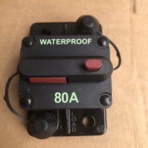 HIGH AMP WATERPROOF CIRCUIT BREAKER 80A MARINE - Picture 1 of 5