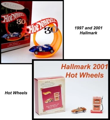 Hallmark Hot Wheels Juice Machine - Revvin Heaven & 30th Anniversary Ornaments - Imagem 1 de 3