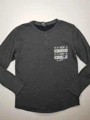 Volcom Size S Mens Pocket Tshirt Gray Crew Neck Long Sleeve Sweater - Image 1 of 4