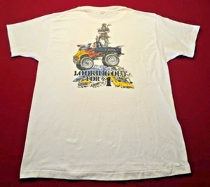 Vintage 80's Team Toyota Truck 4x4 Looking out for #1 T Shirt ANVIL USA XTRA CAB - Picture 1 of 13