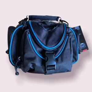 Superbe Sac Waterproof Pour Appareil Photo - Arkas - Noir & Bleu - Idée Cadeau - Foto 1 di 12