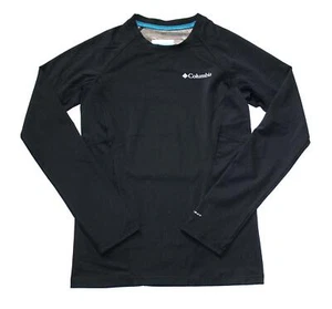 Columbia Youth Kids Midweight Crew Omni Heat Long Sleeve Shirt Top (M 10/12) Bla - Picture 1 of 1