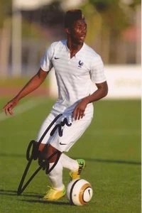 FRANCE & LEEDS: HADI SACKO SIGNED 6x4 ACTION PHOTO+COA - Picture 1 of 1