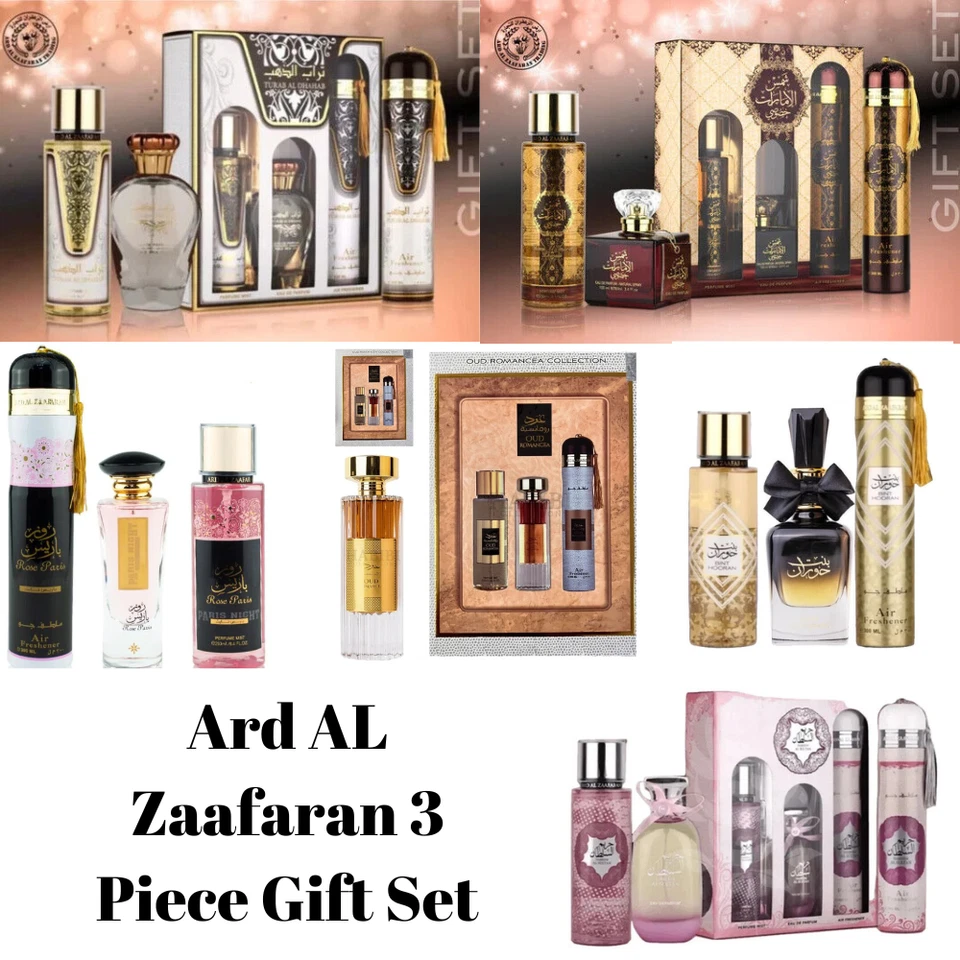 Ard Al Zaafaran 3 Piezas Perfume Spray Colección Oud Hareem Al Sultan Rose Paris Foto 1 de 1