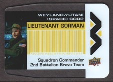 2018 Upper Deck Aliens Plexi Business Trading Card #WY-10 Lt. Gorman