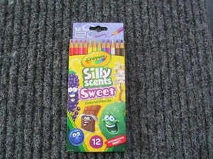 Lápices de colores Crayola Silly Scents, colores surtidos, paquete de 12 (68-2112) - Imagen 1 de 2