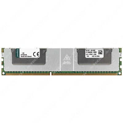 Kingston 32GB 4Rx4 PC3L-12800L LRDIMM DDR3L 1600 Load Reduced Server Memory RAM - Image 1 of 2