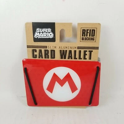 Bioworld Super Mario RFID Blocking Slim Aluminum Card Wallet.. New - Image 1 of 4
