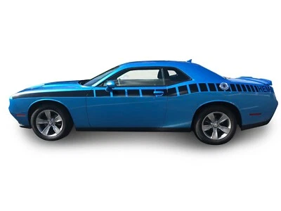 2011-2023 para Dodge Challenger calcomanías laterales divididas Demon rayas 3M gráficos de vinilo Foto 1 de 4