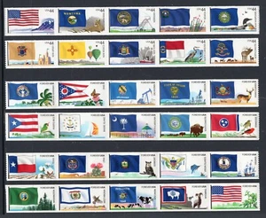 US 2010-12 NH Flags of Our Nation 4303 - 4332 #4 #5 #6 Strips of 5-Free USA Ship - Picture 1 of 4