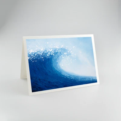 Wave - A5 High Quality 312gsm Blank Greetings Cards - Image 1 of 4