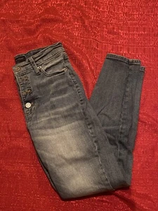 Lucky Brand High Rise Skinny Bridgette Jeans, Size 0 - Picture 1 of 6