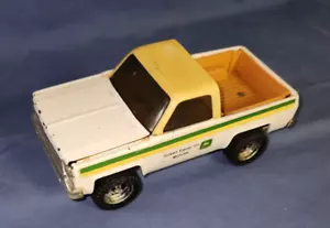 Vintage 1980's Ertl Chevy John Deere Pickup Truck 1/24Green Equip. Co. 7.5 " - Picture 1 of 7