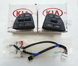 Audio Auto Cruise Switch + Wire 3pcs Set For 2015 2016 2017 KIA PICANTO MORNING - Picture 1 of 4