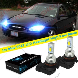 Faro LED azul hielo 9012 para Ford Taurus 2013-19 / Edge 2011-14 haz alto bajo - Imagen 1 de 10