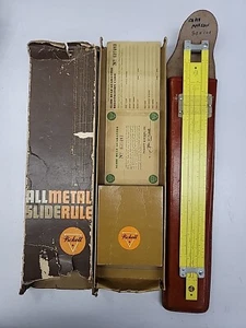 Vintage Pickett N1010-ES Trig Slide Rule 1959 USA Yellow 12 inch used - Picture 1 of 1