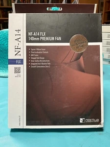 Noctua NF-A14 FLX Premium Silent Case Fan 3-Pin 140mm WITH ACCESSORIES - Picture 1 of 5