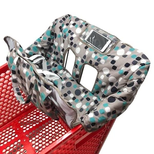 Cubierta de carrito de compras 2 en 1 para asiento de carrito de comestibles bebé y cubierta de silla alta cómoda - Imagen 1 de 8