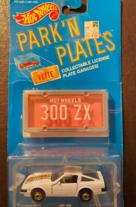 Hot Wheels Nissan 300 ZX - White /GHO wheels - 1989 Park ‘N Plates - Picture 1 of 5