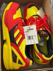 Adidas ZX 8000 Bright Yellow Red 🇪🇸 Spain Edition Size US 11 Espania UK 10.5 - Picture 1 of 10