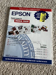 Epson Photo Quality Media Pack 1049586 use with Epson Ink Jet Printers, NEW - Picture 1 of 1