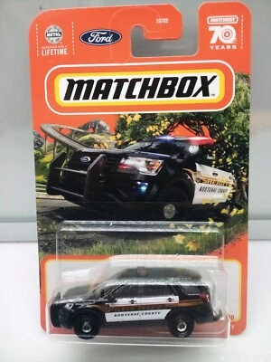 Matchbox Superfast / MB 1179 - '16 Ford Interceptor - Sheriff - Kootenai County  - Image 1 of 4