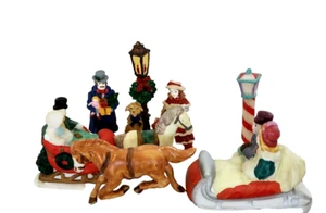 Figuras de Pueblo de Navidad - Juego de 6 piezas accesorios navideños sin marca envío gratuito - Imagen 1 de 3
