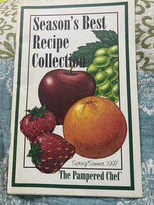 Pampered Chef Season's Best Recipe Collection  Spring/Summer 1997 - Picture 1 of 2