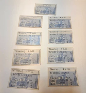 New York Mets vs Florida Marlins April 1, 2005, Tickets Stubs Lot of 9 - Picture 1 of 24