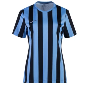 Camiseta deportiva a rayas Nike Dri Fit Division IV para mujer - Imagen 1 de 12