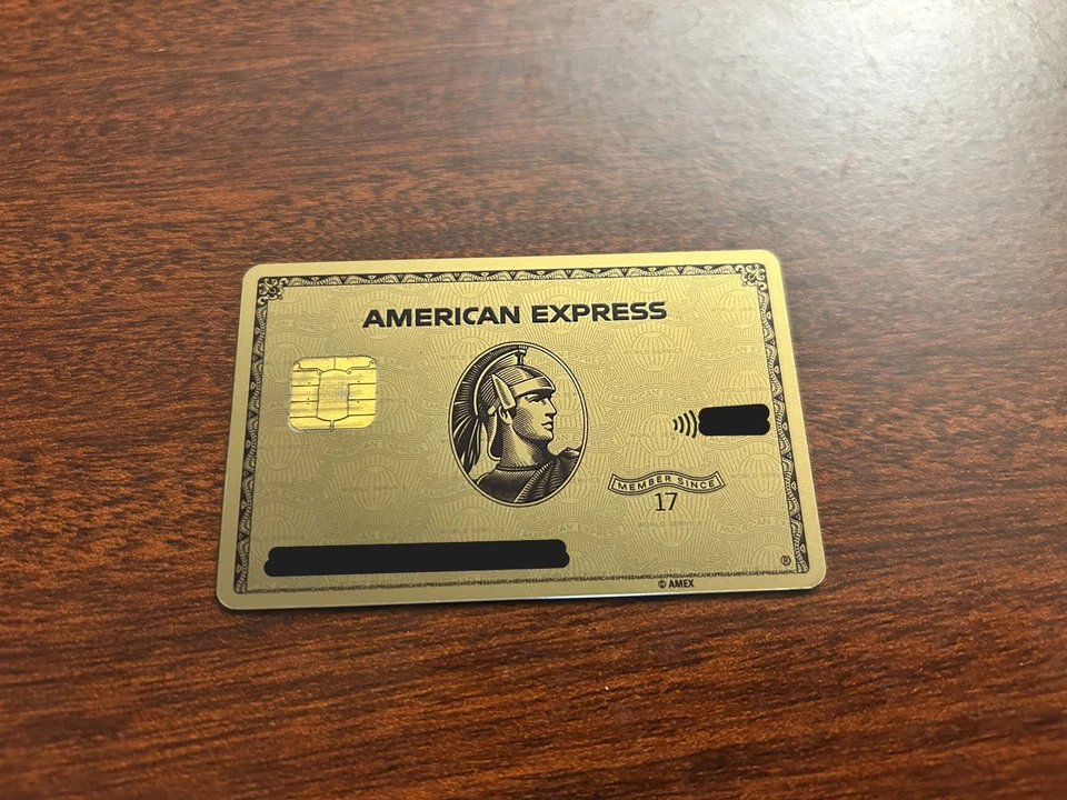 Nueva tarjeta de metal American Express DORADO. Cancelado. ¡Coleccionable! Foto 1 de 1