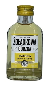 12 Flaschen Zoladkowa Gorzka Pigwa Quitte Mieta 30% Vol. Polnischer Vodka a 90ml - Bild 1 von 1