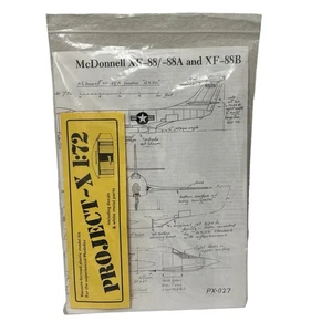 Kit Modelo Vintage Project X McDonnell XF-88A y 88B MainTrack Hanger Productions - Imagen 1 de 2