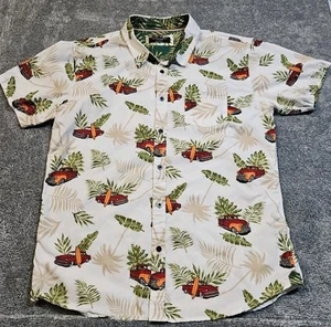 Eighth Avenue New York X-Large Hawaiian Short Sleeve Shirt Surfboard Classic Car - Picture 1 of 9