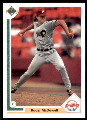 1991 Upper Deck Roger McDowell Philadelphia Phillies #406 - Image 1 of 2