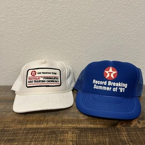 Lote 2 gorras vintage Snapback Texaco - Imagen 1 de 12