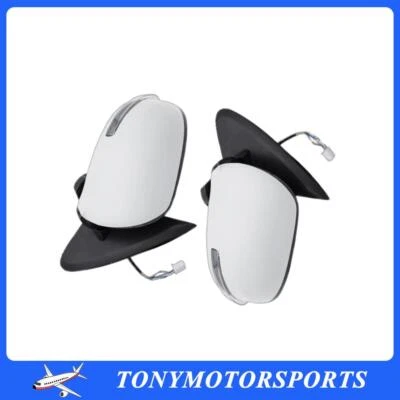 2x Door Mirror Power Heated w/Signal Left&Right For 2014-19 Mitsubishi Outlander - Image 1 of 4