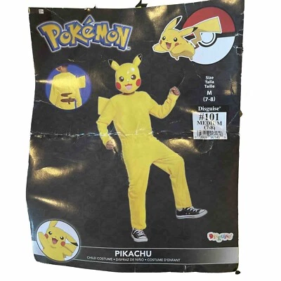 Disfraz y camiseta mediana Pokemon Pikachu para niños Foto 1 de 4