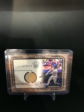 2001 Fleer Legacy Baseball Game Used Bat Relic Hit Kings Jose Vidro!