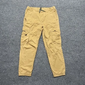 Wrangler Pants Boy's 14 Husky Brown Khaki Cargo Joggers Outdoors Hiking Camping - Picture 1 of 13