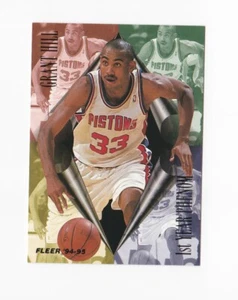 1994-95 Fleer First Year Phenoms #1 Grant Hill Detroit Pistons Duke Blue Devils - Picture 1 of 2