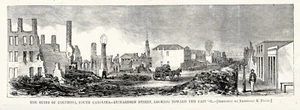 Sherman Burning of Columbia Guerra Civil de Carolina del Sur - Richardson Street Ruins - Imagen 1 de 1